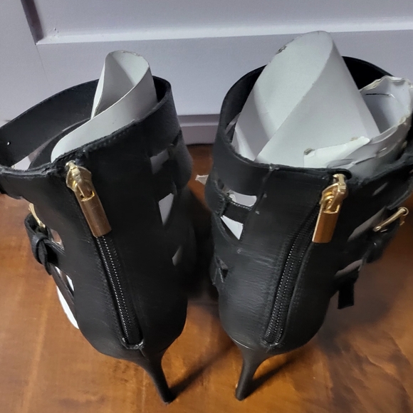 Black Formal Ankle Boots - Picture 3 of 5